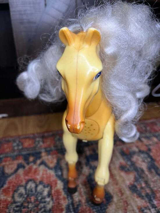 Mattel Other - 2005 Mattel Barbie Walking Palomino Horse Battery Operated with Sounds